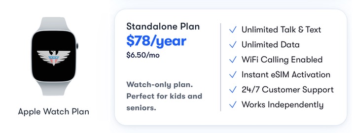 Apple Watch Standalone Phone on US Mobile Review